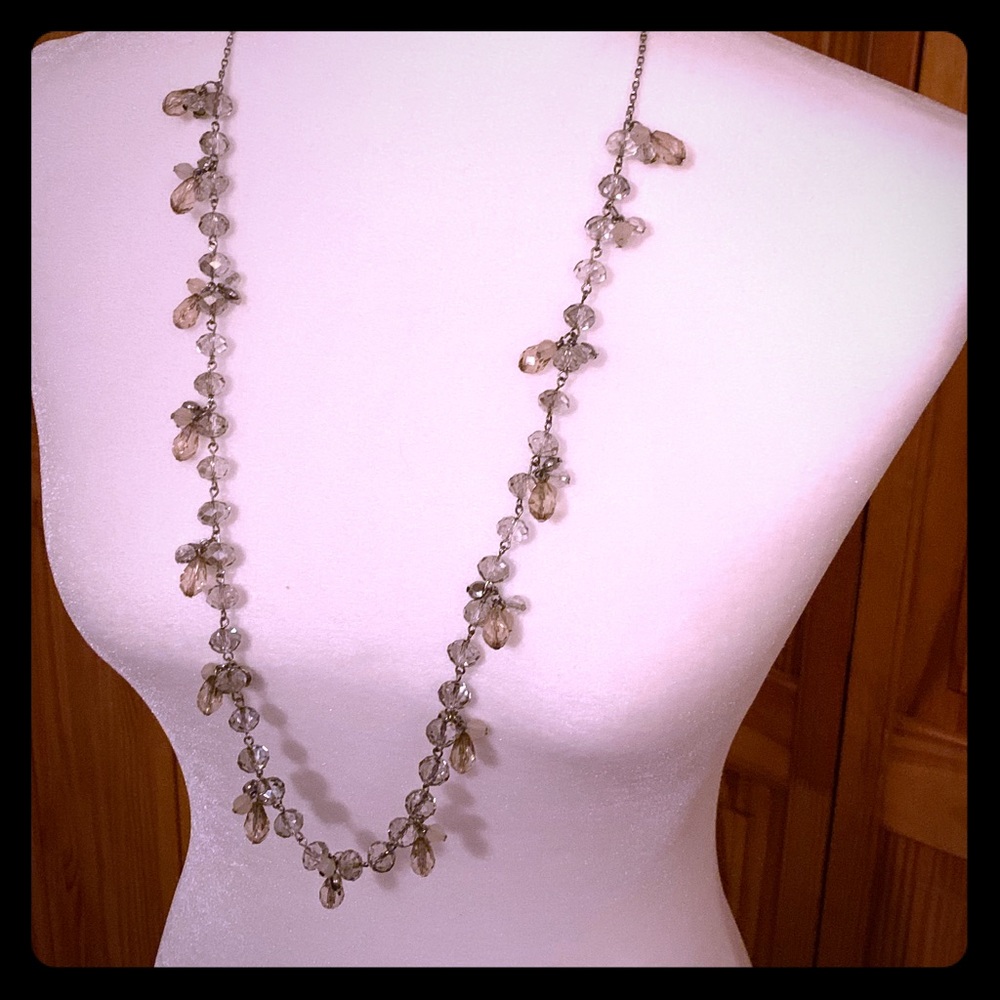 Long Loft crystal necklace